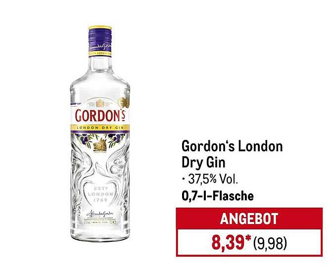 Gordon's London Dry Gin 0,7 l