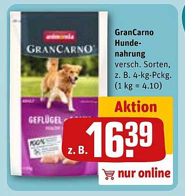 GranCarno Hundenahrung - verschiedene Sorten