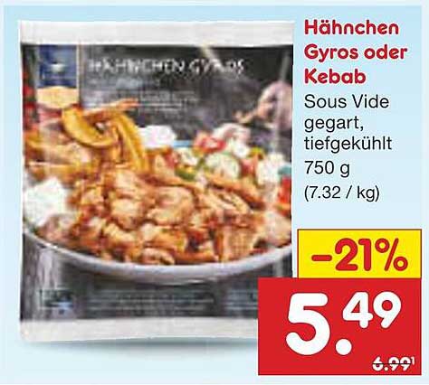 Hähnchen Gyros oder Kebab