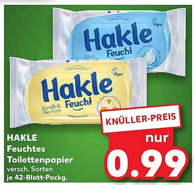 HAKLE Feuchtes Toilettenpapier