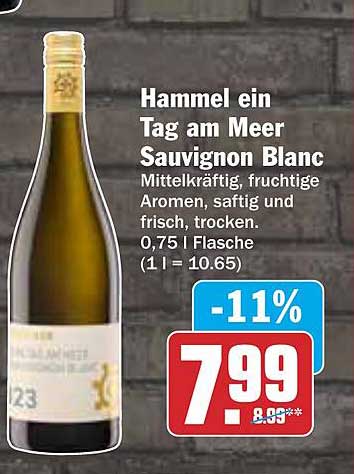 Hammel ein Tag am Meer Sauvignon Blanc 0,75 L