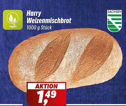 Harry Weizenmischbrot 1000 g Stück