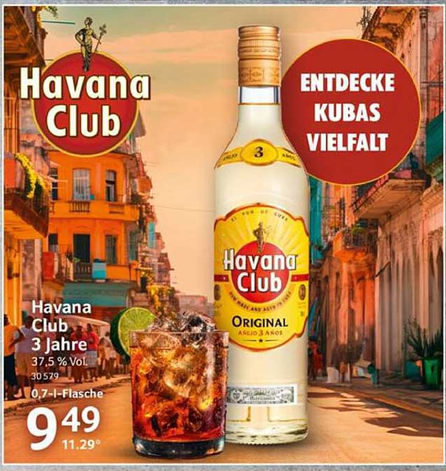 Havana Club 3 Jahre 0,7 l Flasche