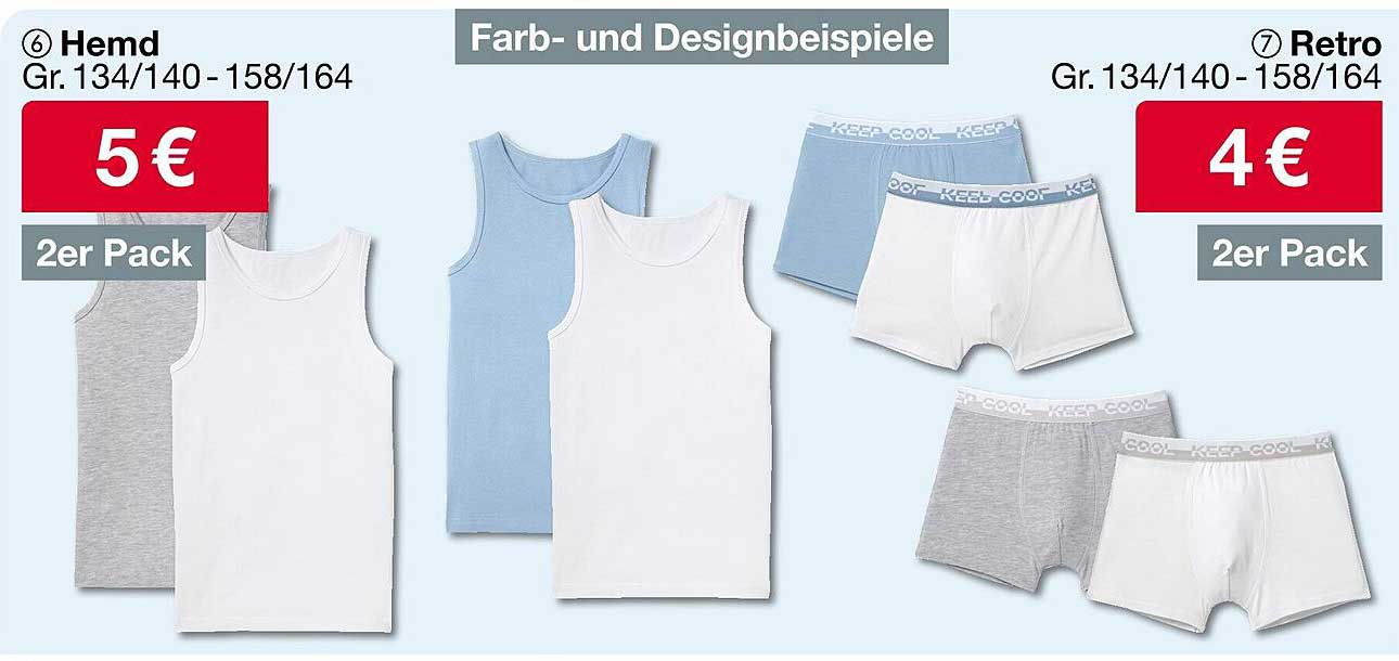 Hemd 2er Pack für nur 5 €