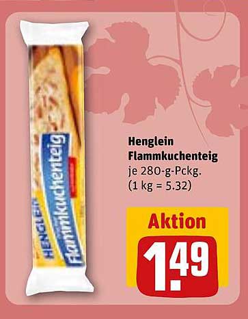 Henglein Flammkuchenteig je 280-g-Packung