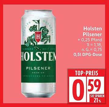 Holsten Pilsener DPG-Dose