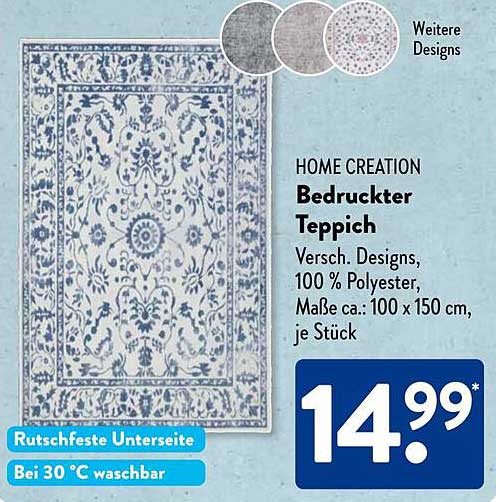 HOME CREATION Bedruckter Teppich