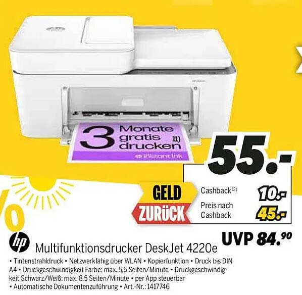 HP Multifunktionsdrucker DeskJet 4220e