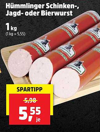 Hümmlinger Schinken-, Jagd- oder Bierwurst, 1 kg