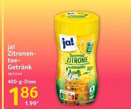 ja! Zitronentee-Getränk 400-g-Dose