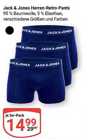 Jack & Jones Herren-Retro-Pants 3er-Pack