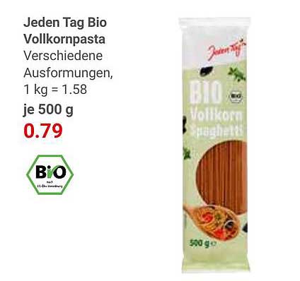 Jeden Tag Bio Vollkornpasta 500 g