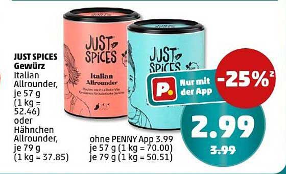 JUST SPICES Gewürz - Italian Allrounder