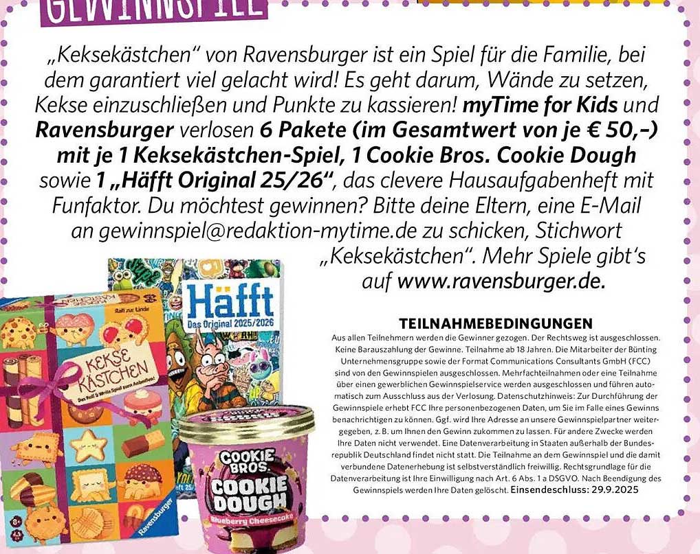 Keksekästchen und Cookie Dough von Ravensburger – Familienspaß für Groß und Klein!
