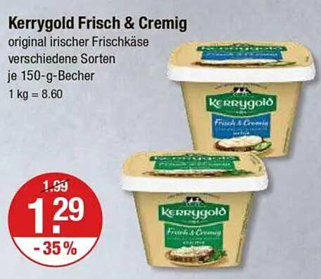 Kerrygold Frisch & Cremig 150-g-Becher – Original irischer Frischkäse