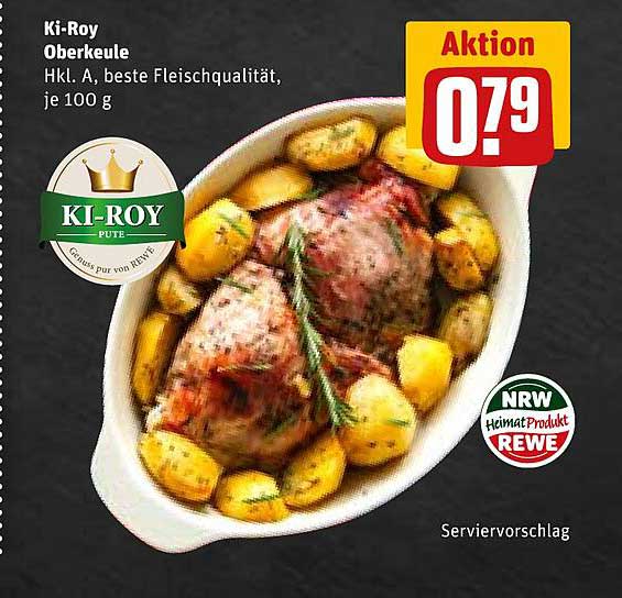 Ki-Roy Oberkeule HkL. A, beste Fleischqualität, je 100 g