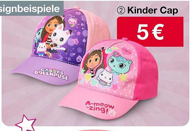 Kinder Cap mit Gabby's Dollhouse Design