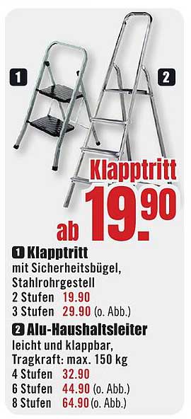 Klapptritt ab 19,90 €