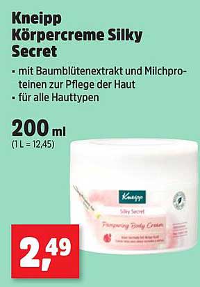 Kneipp Körpercreme Silky Secret