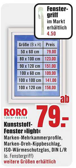 Kunststoff-Fenster »light« ab 79,-