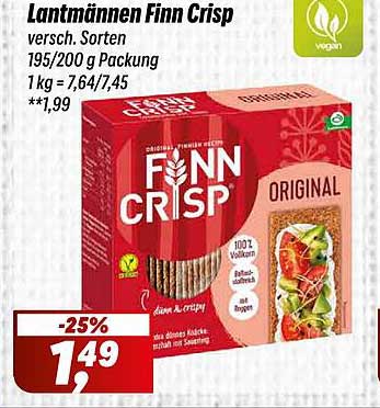 Lantmännen Finn Crisp - Original 195/200 g