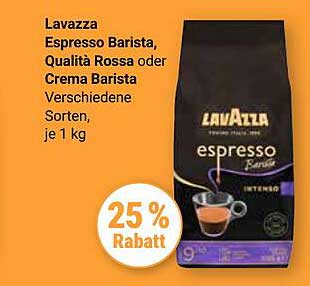 Lavazza Espresso Barista, Qualità Rossa oder Crema Barista, 1 kg