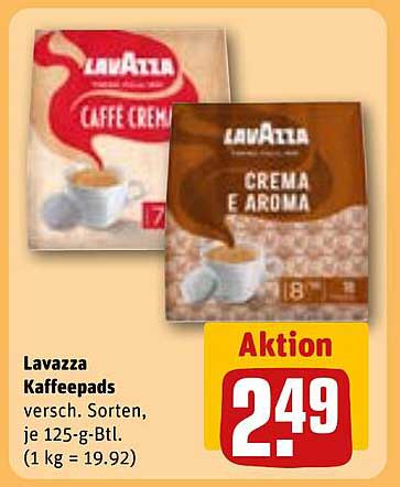 Lavazza Kaffeepads - versch. Sorten, je 125-g-Btl.