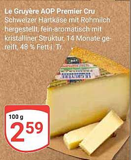 Le Gruyère AOP Premier Cru - Schweizer Hartkäse