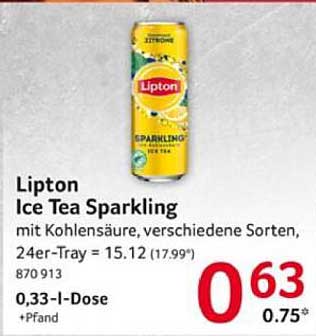 Lipton Ice Tea Sparkling – Erfrischung pur!