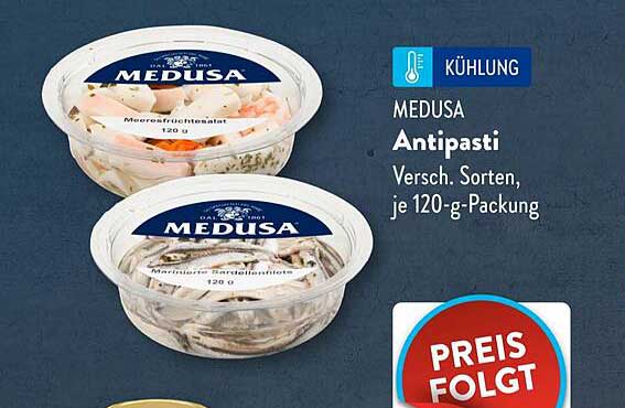 MEDUSA Antipasti - Verschiedene Sorten, je 120-g-Packung