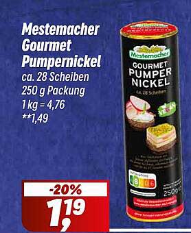 Mestemacher Gourmet Pumpernickel