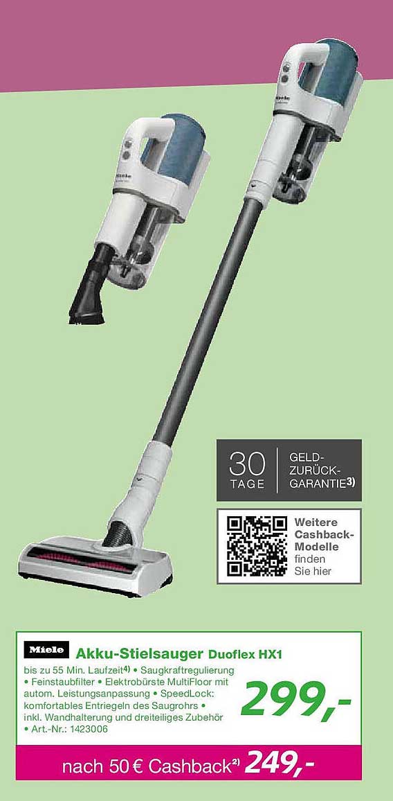 Miele Akku-Stielsauger Duoflex HX1