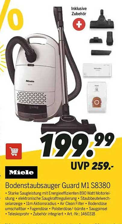 Miele Bodenstaubsauger Guard M1 S8380