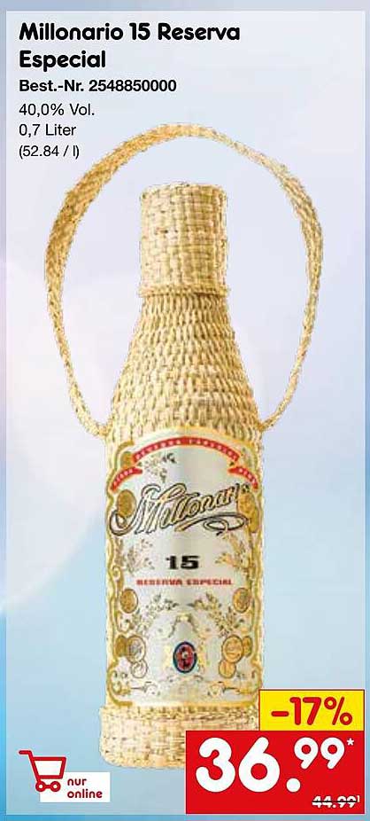 Millonario 15 Reserva Especial
