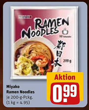 Miyako Ramen Noodles – 200 g für nur 0,99 €