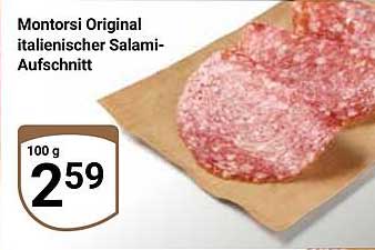 Montorsi Original italienischer Salami-Aaufschnitt
