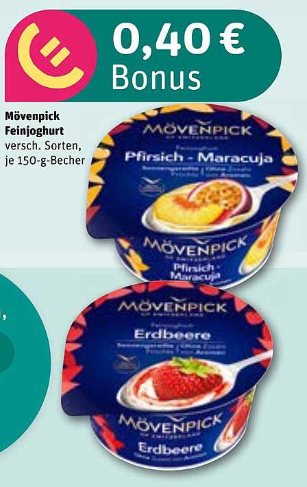 Mövenpick Feinjoghurt - verschiedene Sorten, je 150-g-Becher