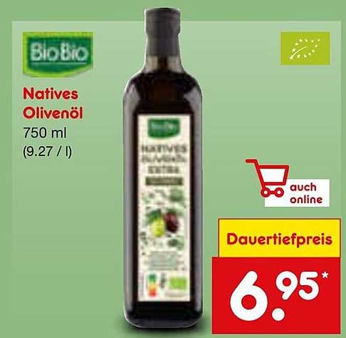 Natives Olivenöl BioBio 750 ml