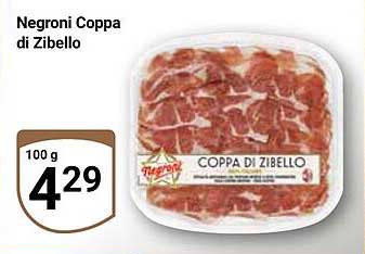 Negroni Coppa di Zibello