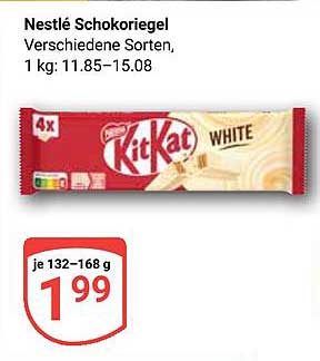 Nestlé Schokoriegel – KitKat White 4er Pack
