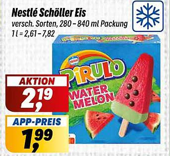 Nestlé Schöller Eis - Pirulo Wassermelon