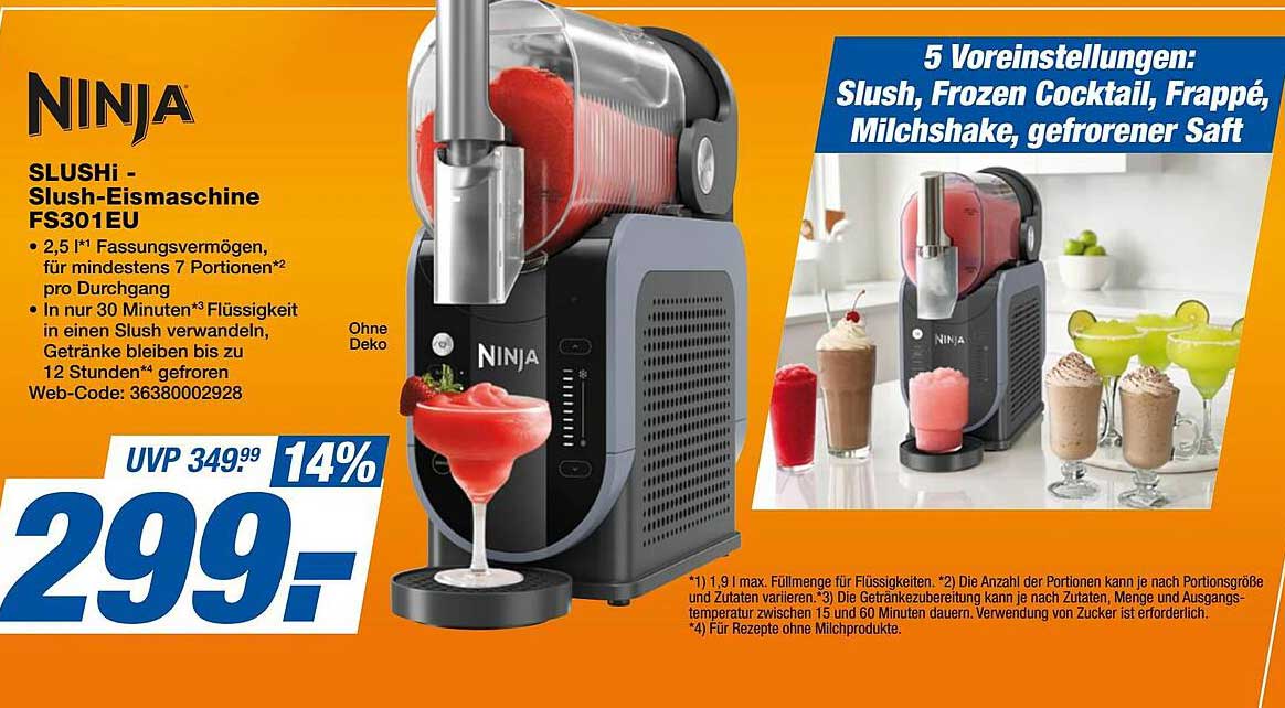 NINJA SLUSHI - Slush-Eismaschine FS301EU