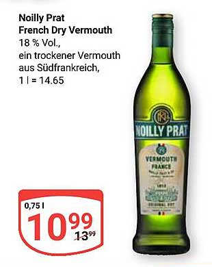 Noilly Prat French Dry Vermouth 0,75 l