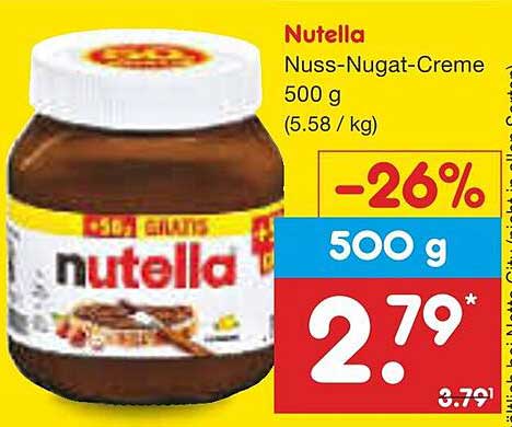 Nutella Nuss-Nugat-Creme 500 g