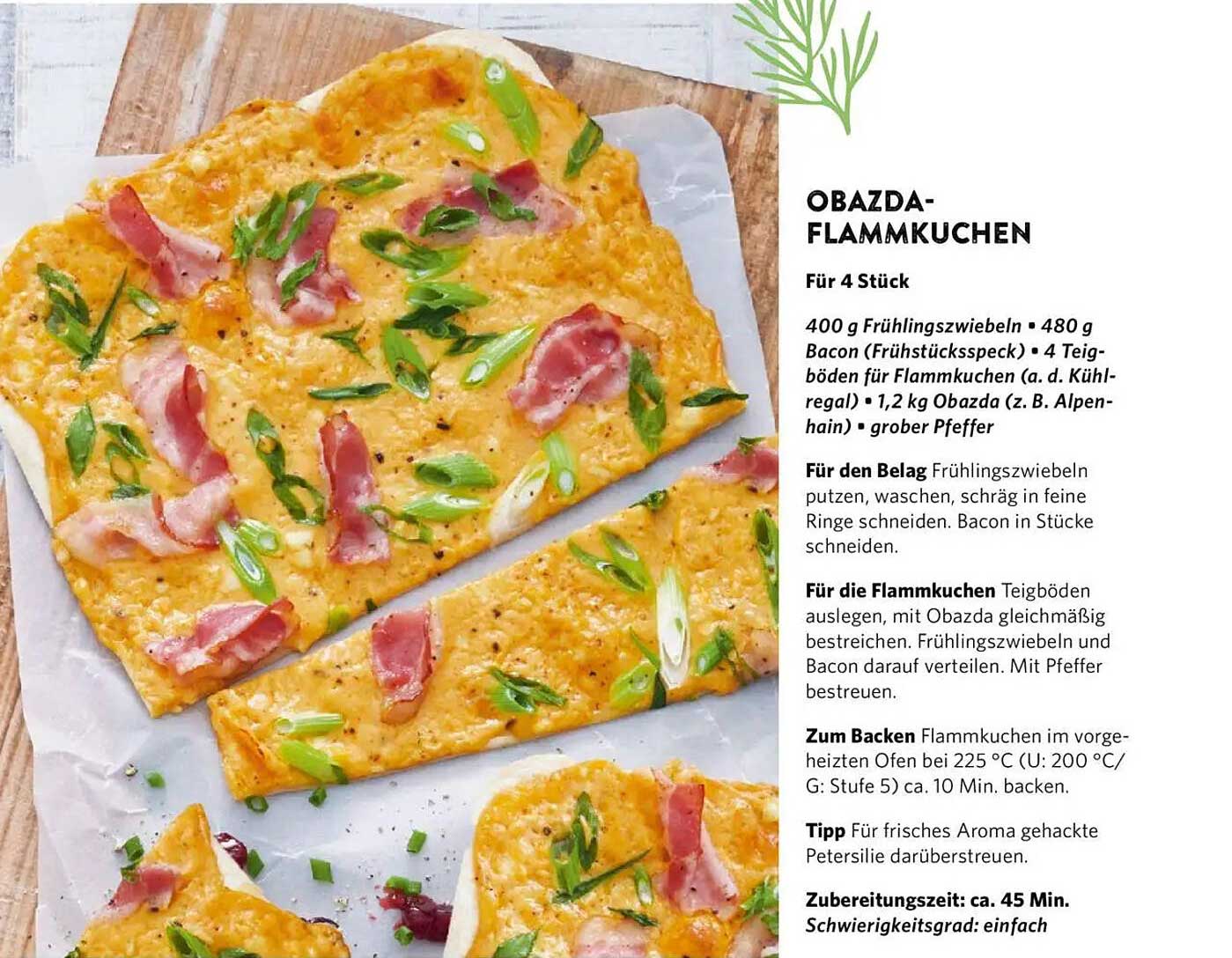 Obazda-Flammkuchen