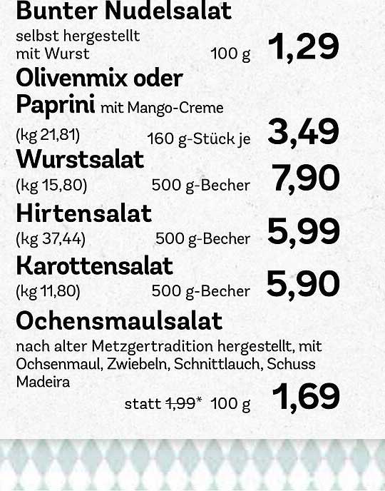 Ochsenmaulsalat nach alter Metzgertradition