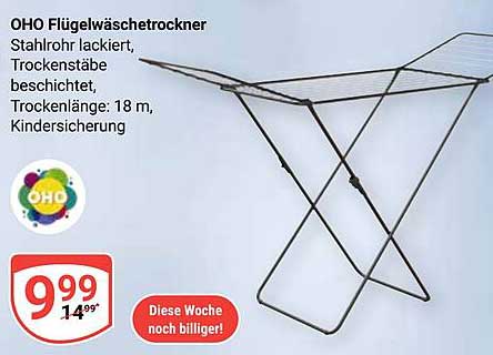 OHO Flügelwäscheständer