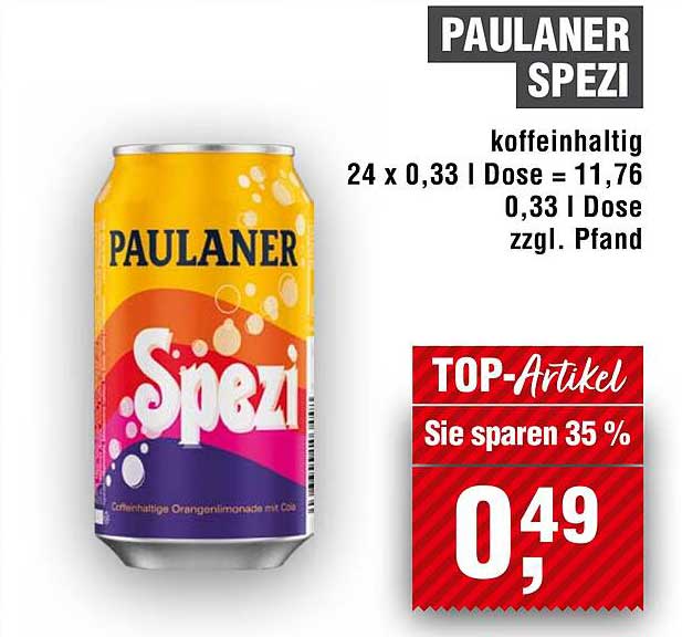 PAULANER SPEZI 24 x 0,33 l Dose