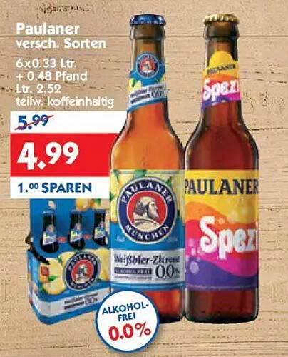 Paulaner verschiedene Sorten – Erfrischender Genuss für jeden Gaumen
