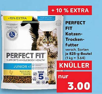 PERFECT FIT Katzen-Trockenfutter 825 g